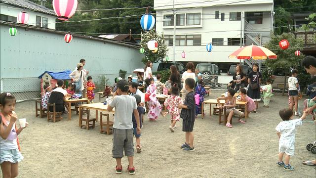 伊那保育園で夏まつり