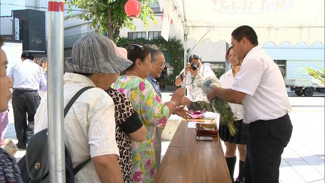 上農高校盆花市