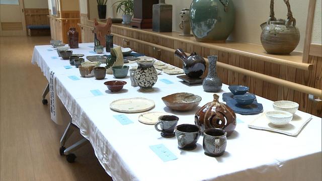 美篶公民館陶芸クラブ作品展