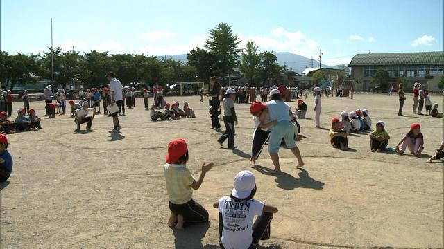 伊那東小伝統の相撲大会