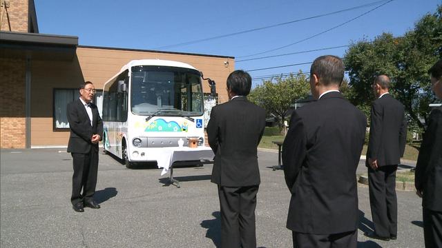 まっくんバスの安全祈願祭