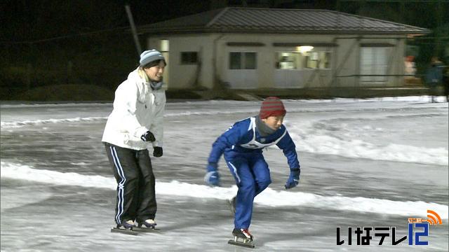 元オリンピック選手がスケート指導