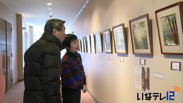 「コスモ教室」押花絵展