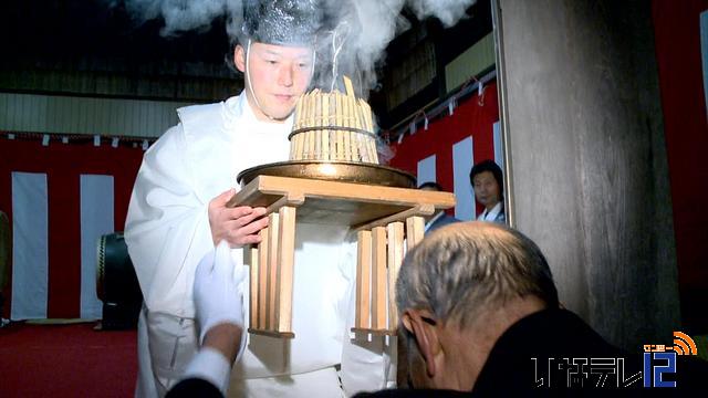 お筒粥神事　世相は7分3厘