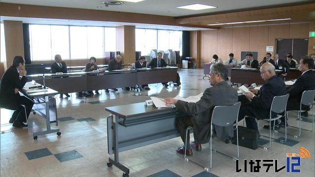 食と農業農村振興審議会伊那地区部会　計画を協議