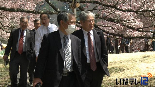 信大学長が伊那市訪問