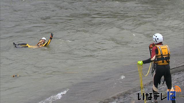 水難事故に備え訓練