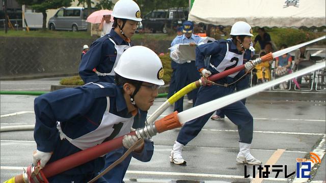 箕輪町消防団ポンプ操法大会