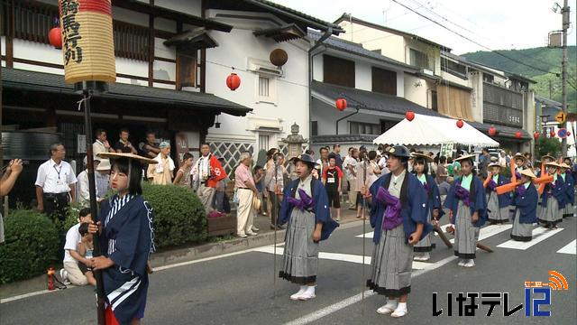 高遠城下まつり　子供騎馬行列披露