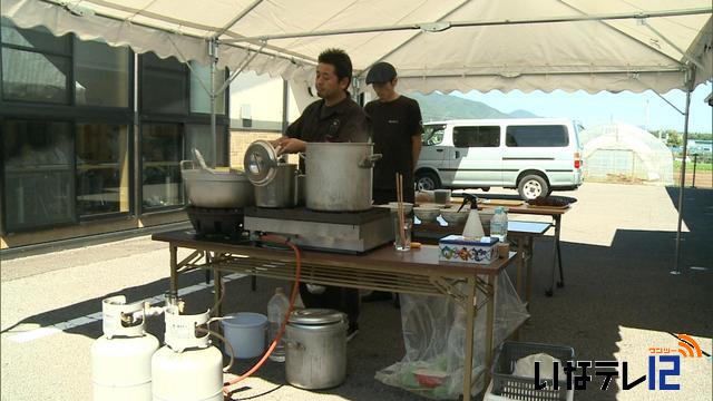 凌駕ZEROがケアセンターでラーメンふるまう