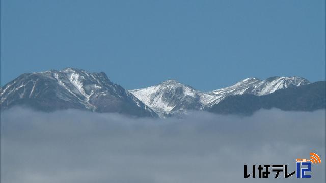 中ア・南ア　初冠雪