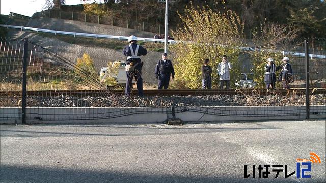 JR飯田線で線路に乗り上げ事故