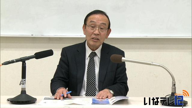 唐木一直村長　3期目の施策を発表