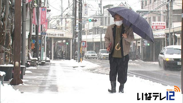 上伊那地域8センチの積雪　生活への大きな影響なし