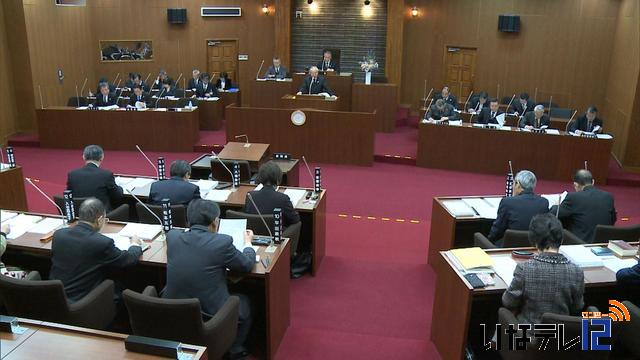 町議会開会　29議案提出