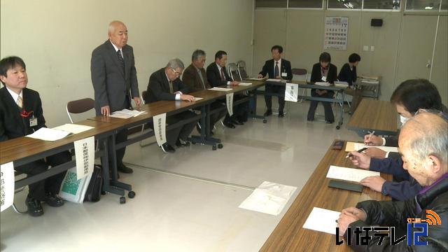 南箕輪村長選挙　届出説明会　現職のみ出席