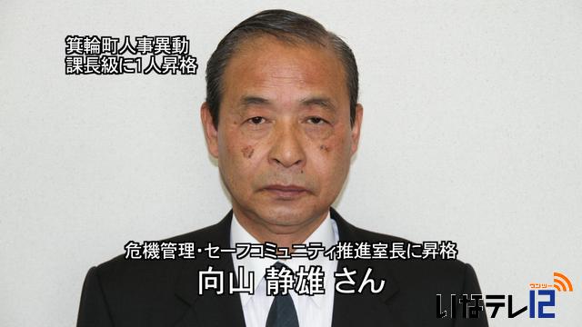 箕輪町　人事異動内示