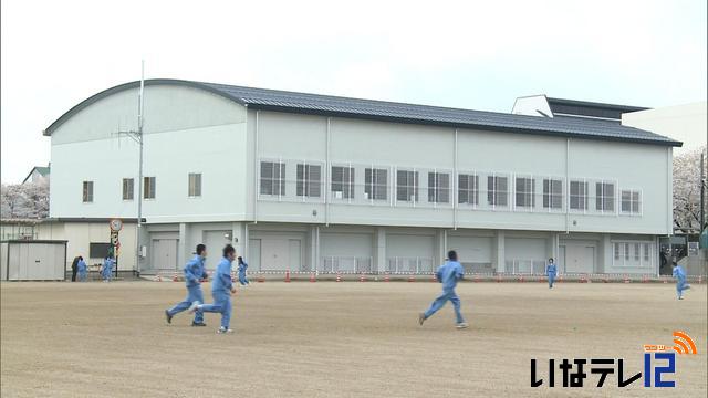 第二次避難所指定の体育館完成