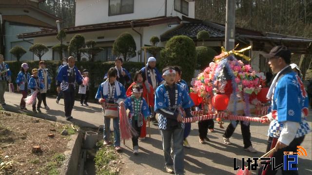 野底で春の例大祭