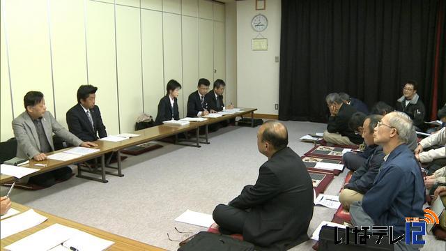 業者・住民間の距離　平行線