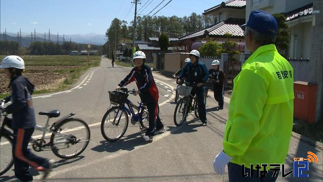 伊那北小学校で交通安全教室