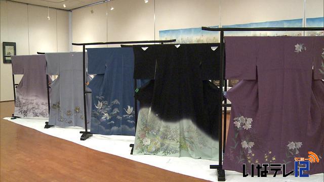 日本和装長野学院　手描型友禅作品展