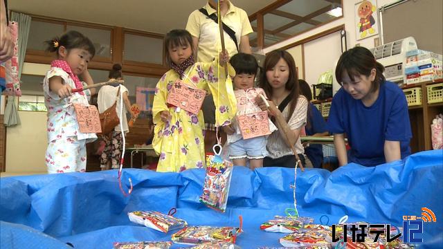 南箕輪村北部保育園で夏祭り