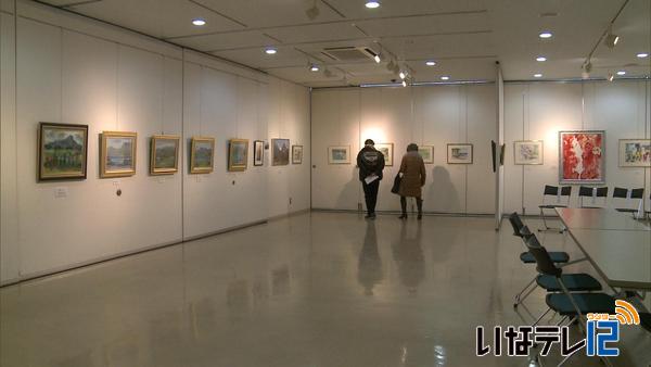 上伊那美術教育研究会ＯＢ　スケッチ旅行展