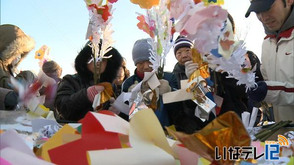 漆戸常会　大文字下ろし