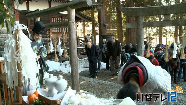 坂下神社で天神様祭り