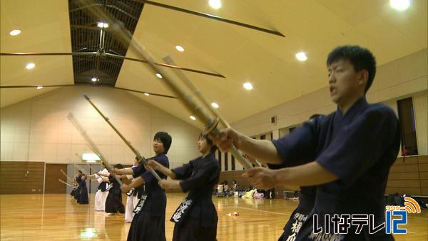 伊那剣心館　跳躍素振り大会