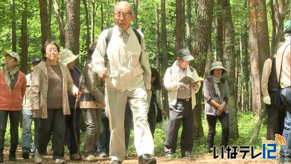 森林浴を楽しみ　坂下区民ハイキング