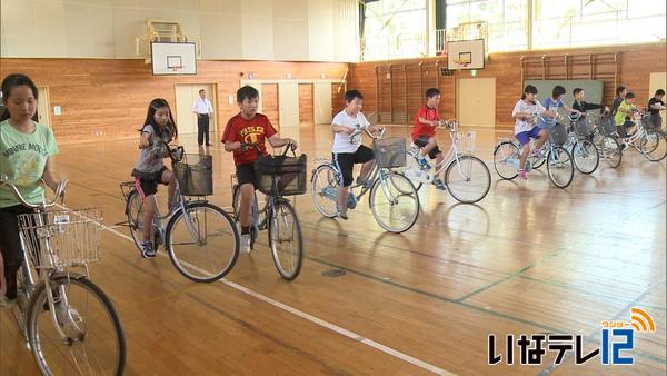 富県小自転車クラブ大会に向け練習