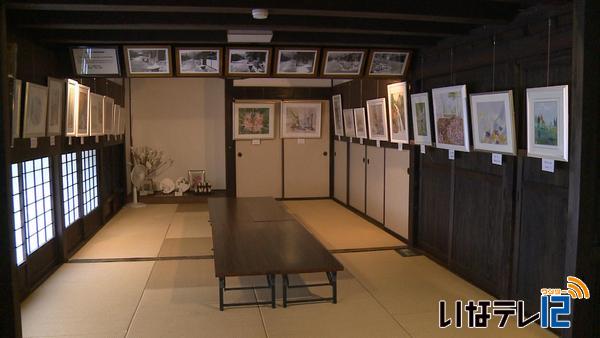 ちぎり絵作品展　２４日まで