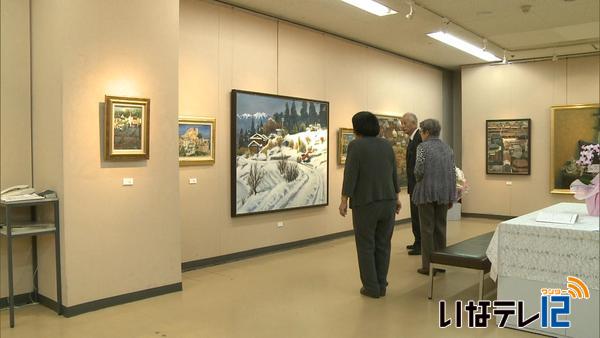 広瀬良臣さん　画業５０年記念洋画展