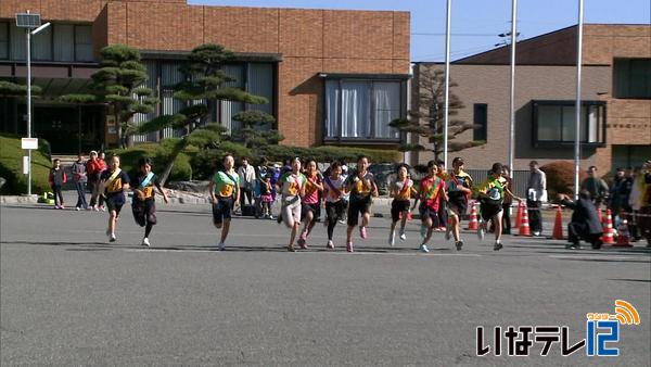 第２７回南箕輪村駅伝競走大会　北殿が優勝