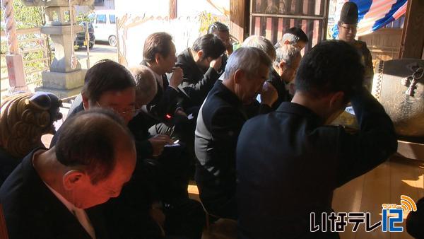 箕輪町木下の南宮神社　大祓祭