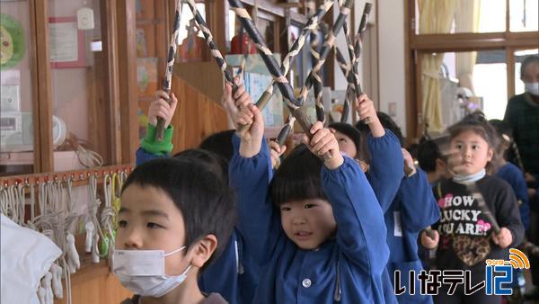 南箕輪村西部保育園　お年寄りと「ほっぽんや」