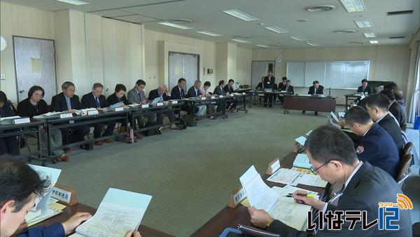 伊那市防災会議　地域防災計画の修正案承認