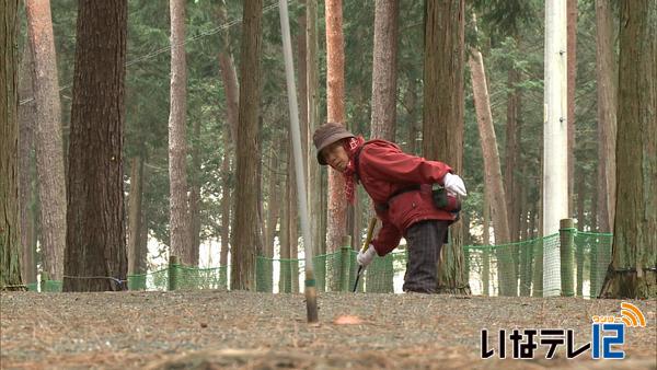 大芝高原マレットゴルフ場で初打ち