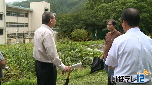 内山節さん　伊那市内小中学校食農体験視察