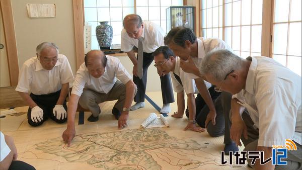 山争いの歴史　芝平山絵図虫干し行事