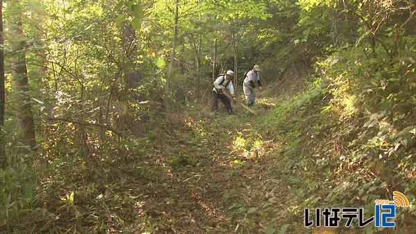 西駒登山道　横山ルート復活