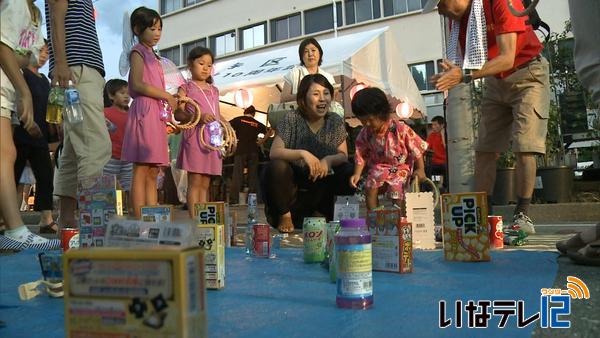 夏の夜　ふるさと歩行者天国賑わう