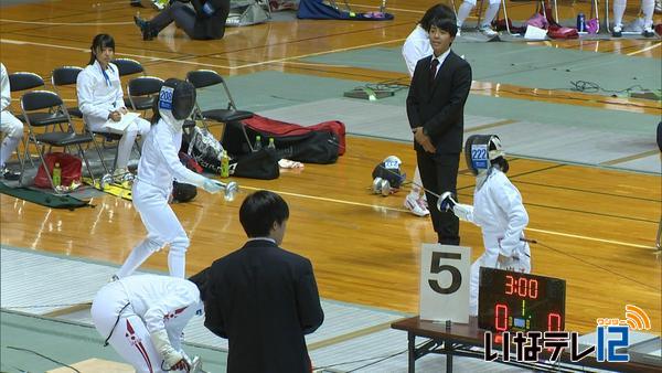 フェンシング全国大会　箕輪町で始まる