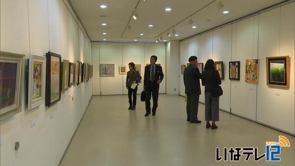 伊那市民美術展始まる