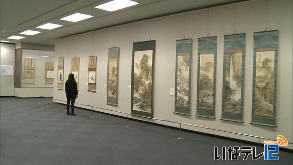 伊那谷ゆかりの日本画家　秀畝・芝田・孝坪・微笑作品展