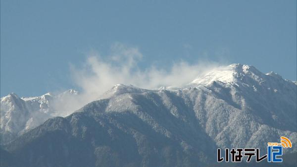 最低気温－０．３度　今季初の氷点下