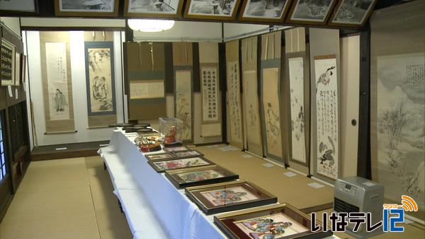 旧井澤家住宅で新春書画展