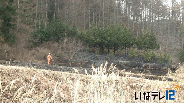 高遠町藤沢台殿で火災